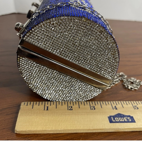 Pepsi Blue Rhinestone Clutch Bag - Picture 10 of 11